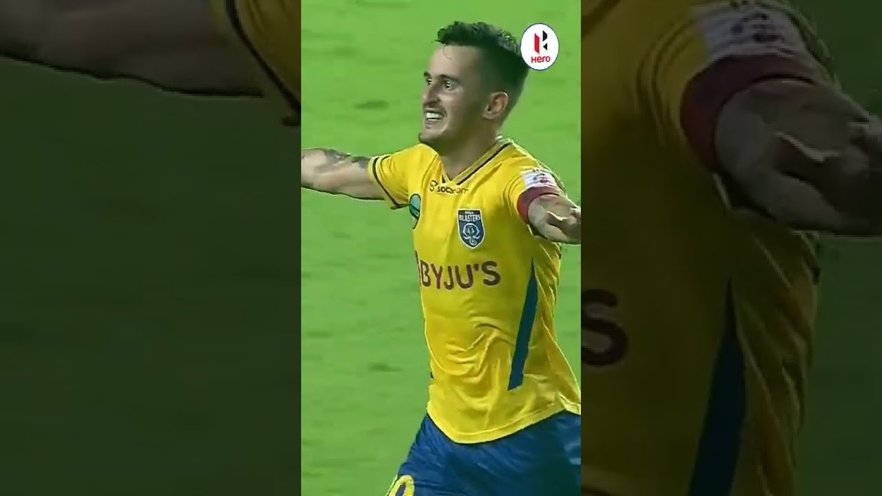 Adrian Luna's free-kick 🆚 #ChennaiyinFC ⚽💥 #KBFCCFC #HeroISL #KeralaBlastersFC #AdrianLuna