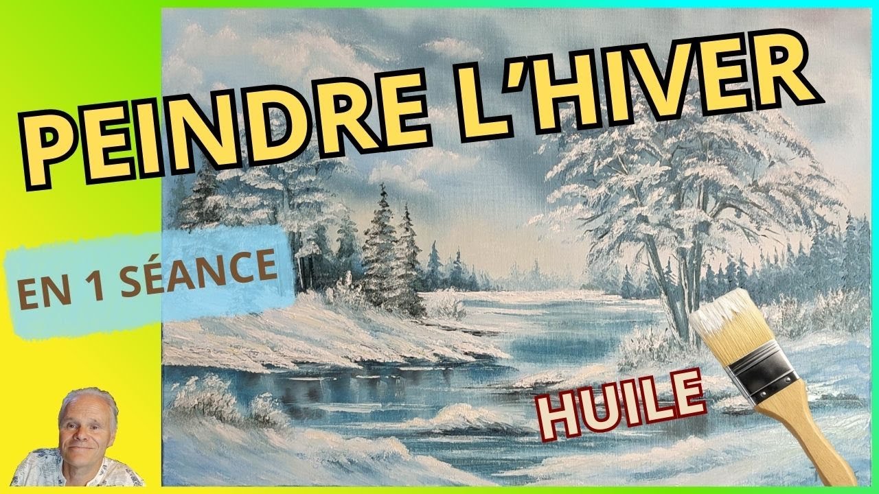[HUILE] 🎨 Peindre un PAYSAGE D'HIVER à l’huile | Alla Prima – Étapes clés