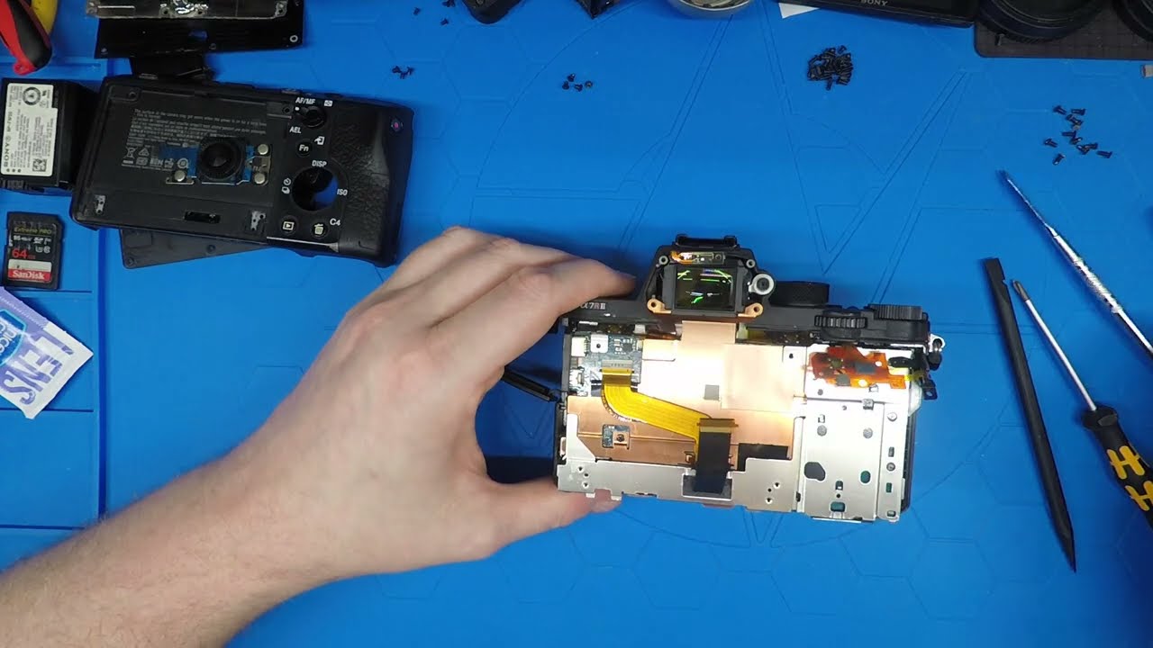 Sony A7R2 tear down and troubleshooting pt2
