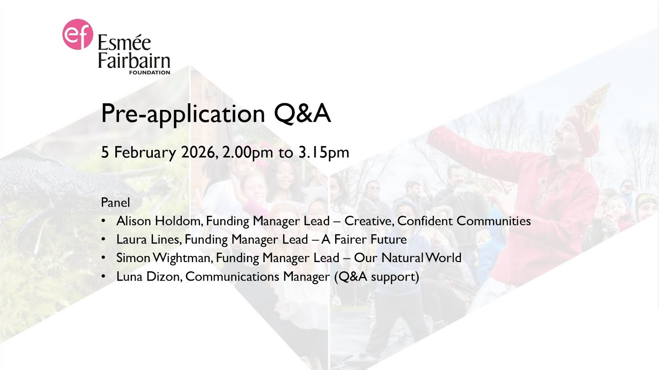 Pre-application Q&A webinar: 5 February 2026
