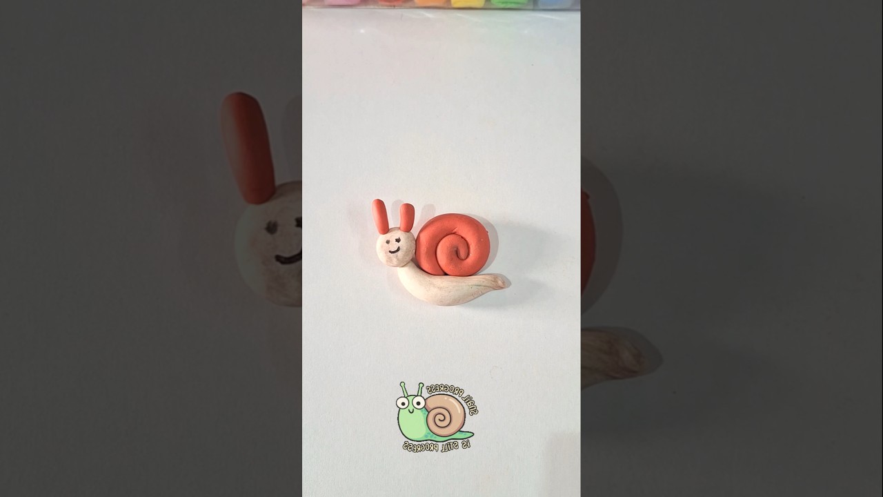 🐌Easy Clay Snail Tutorial for Kids🐌 | Fun Clay Art Ideas | Sisu TV Shorts #shorts #clayart #SisuTV