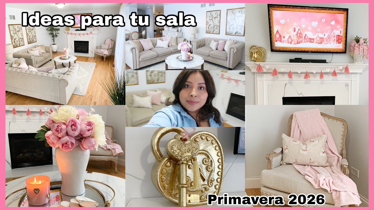 IDEAS PARA TU SALA- como decorar tu sala después de navidad 2026 Home decor primavera 2026 decorar