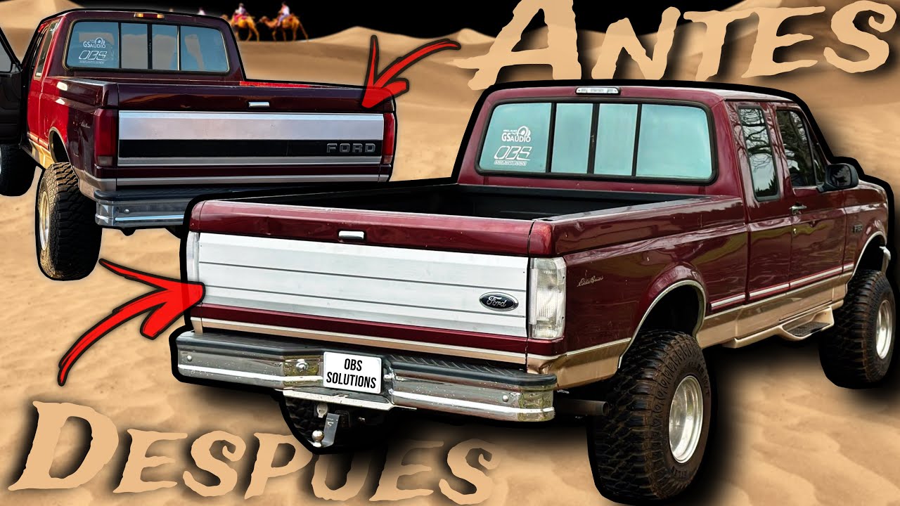 ‼️Nuevo Panel de Aluminio / Tailgate Panel de OBS Solutions Para 1996 Foringa Ford F-150 Eddie Bauer