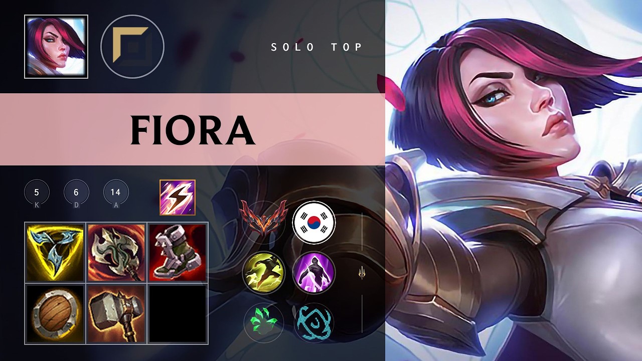 Fiora Top vs Jayce - KR Grandmaster Patch 26.10