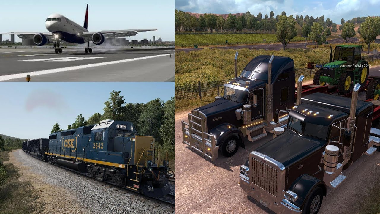 Simulation Sundays | American Truck Simulator | X-Plane 10 Flight Simulator | Train Sim World