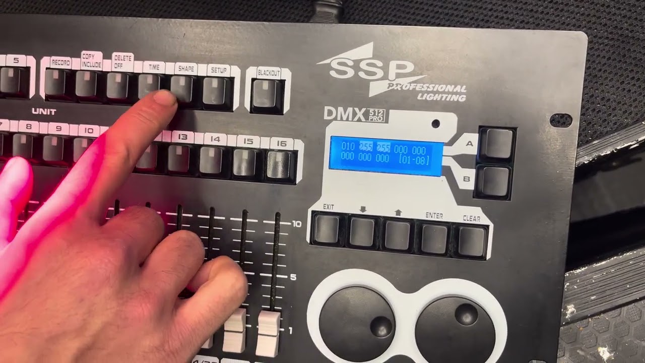  Dmx Program Nasıl Atılır ? SSP DMX 512 PRO IŞIK KONTROL MASASI #dmx #dj #light  #lighting #beam