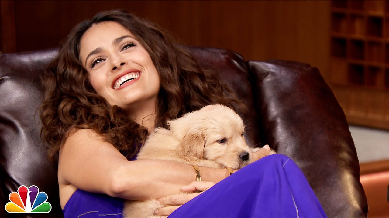 Pup Quiz with Salma Hayek