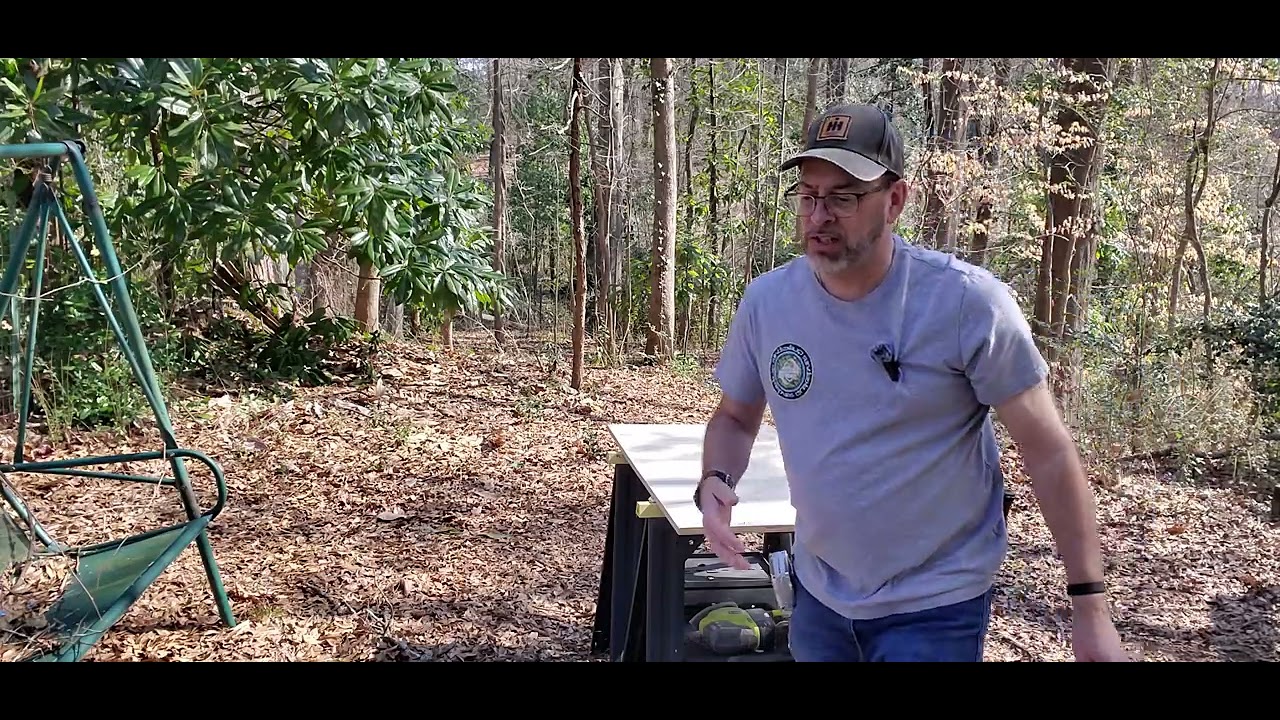 A nice day so we can work outside #homestead #homesteading #garden #homegarden #woodworking #fypシ 