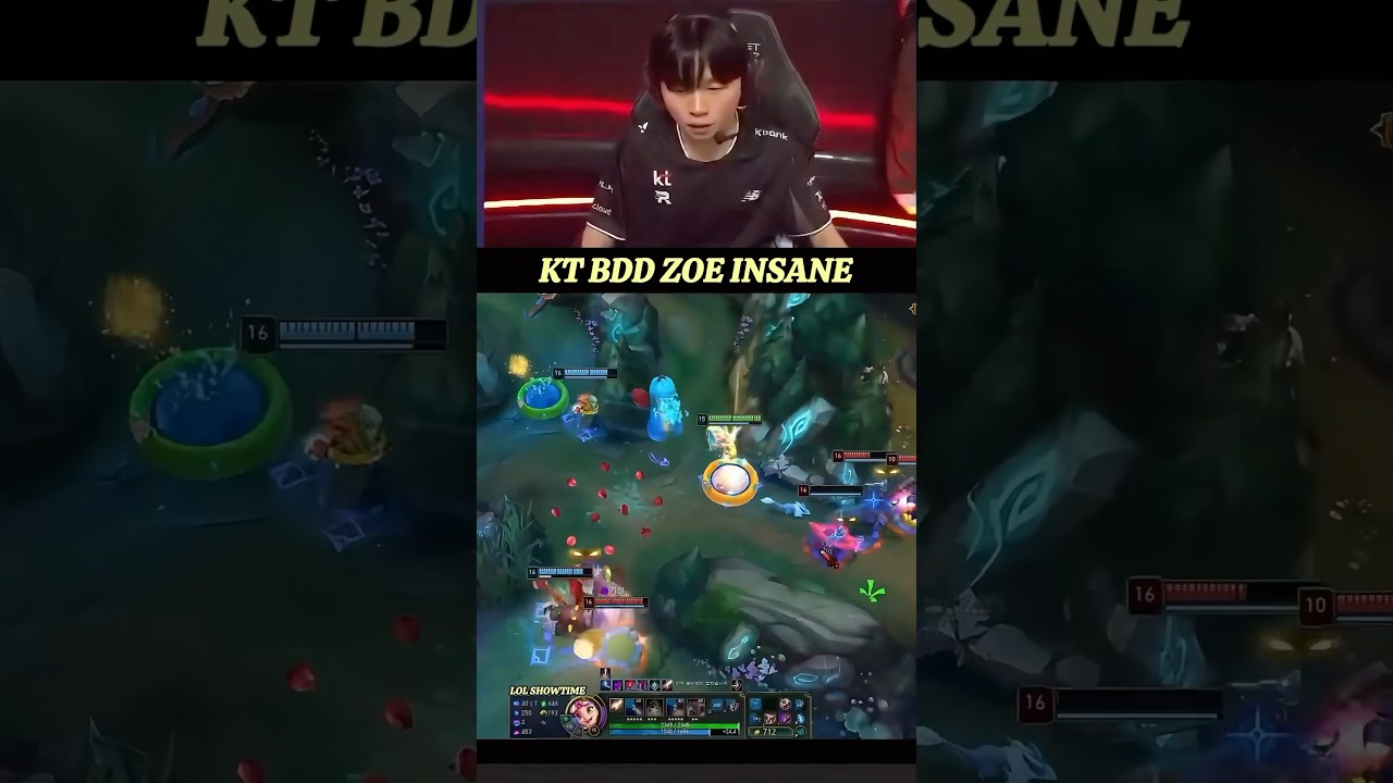 KT BDD ZOE INSANE 🔥 KT vs GENG GAME 4 PLAYOFF LCK 2025 🔥🔥🔥