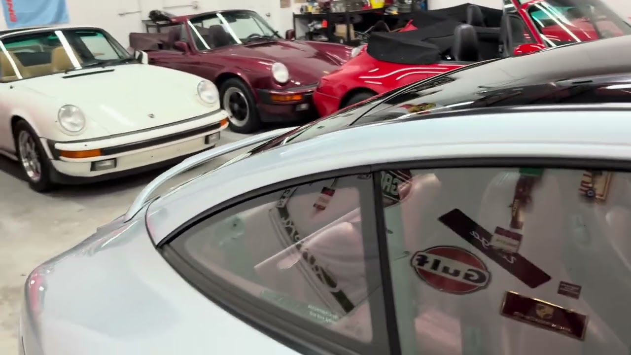 1996 Porsche 911 Targa Silver-Red