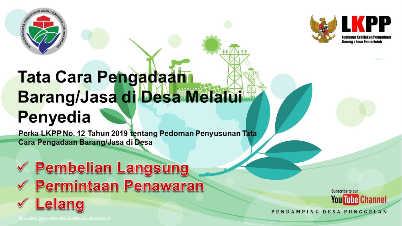Tata Cara Pengadaan Barang Jasa di Desa Melalui Penyedia || Langsung, Permintaan Penawaran, Lelang