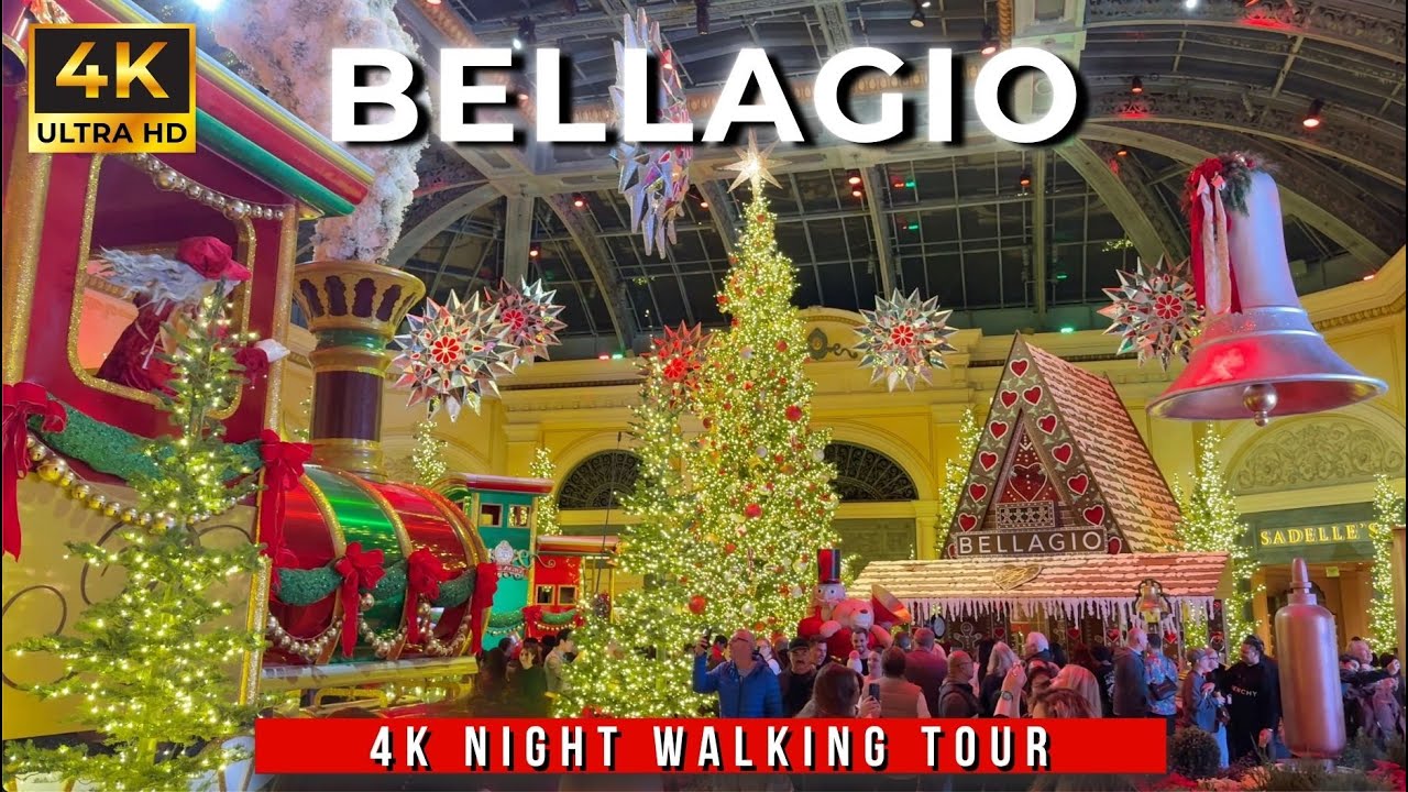 Bellagio Las Vegas Night Walking Tour Nightlife | November 2025 | Las Vegas, Nevada [4K HDR]