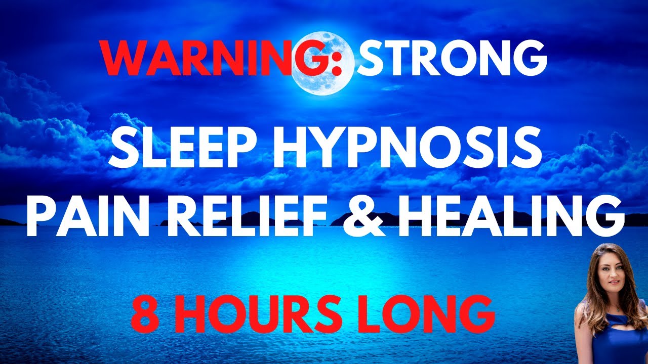 8-Hour Hypnosis for Pain Relief and Full Body Relaxation (Black Screen)