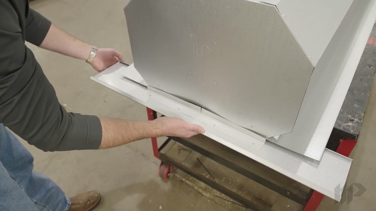 Continuous Ridge Vent End Skirt Installation | Metallic Products