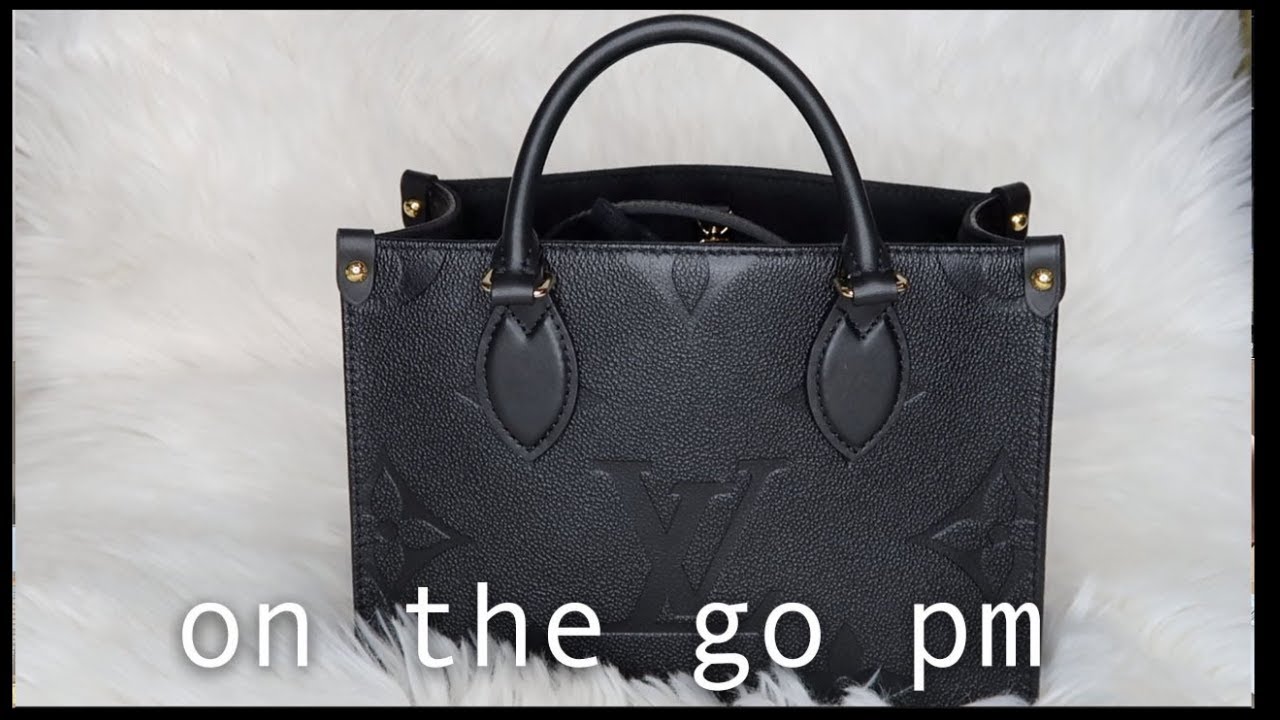 WHAT'S IN MY BAG?! | LOUIS VUITTON ON THE GO PM