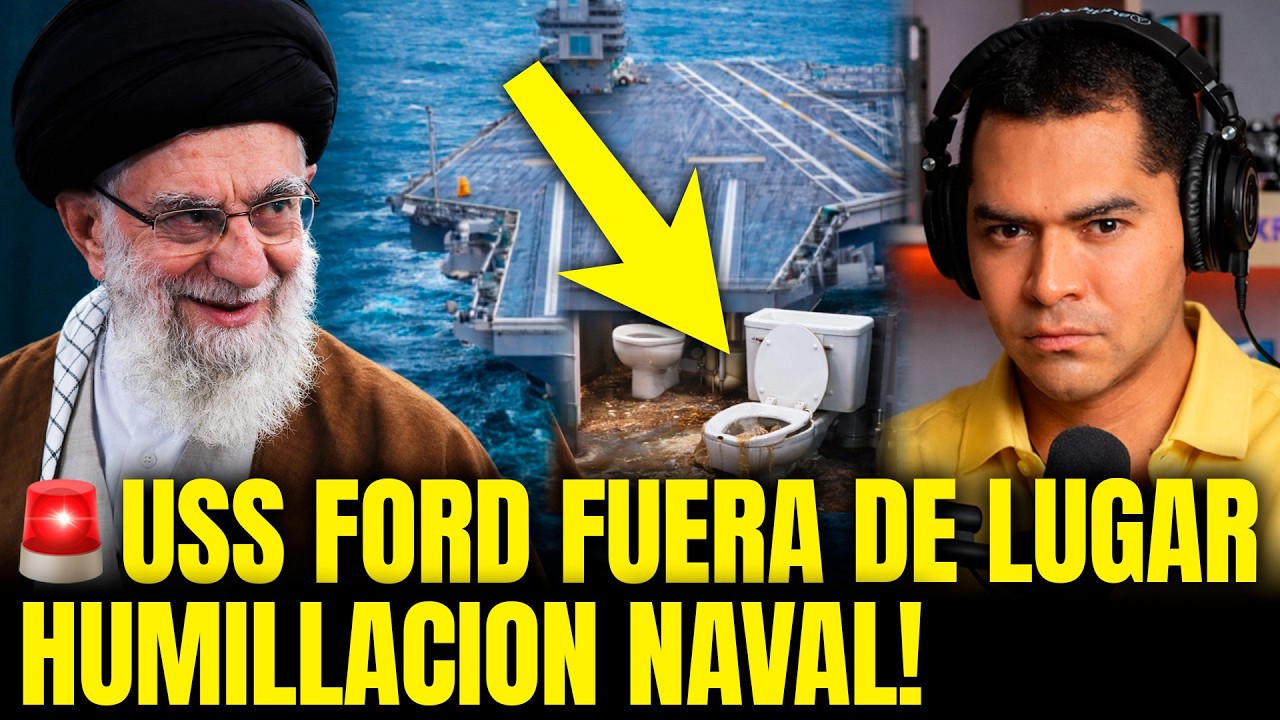 ALERTA: El USS Gerald Ford cae en RIDÍCULO