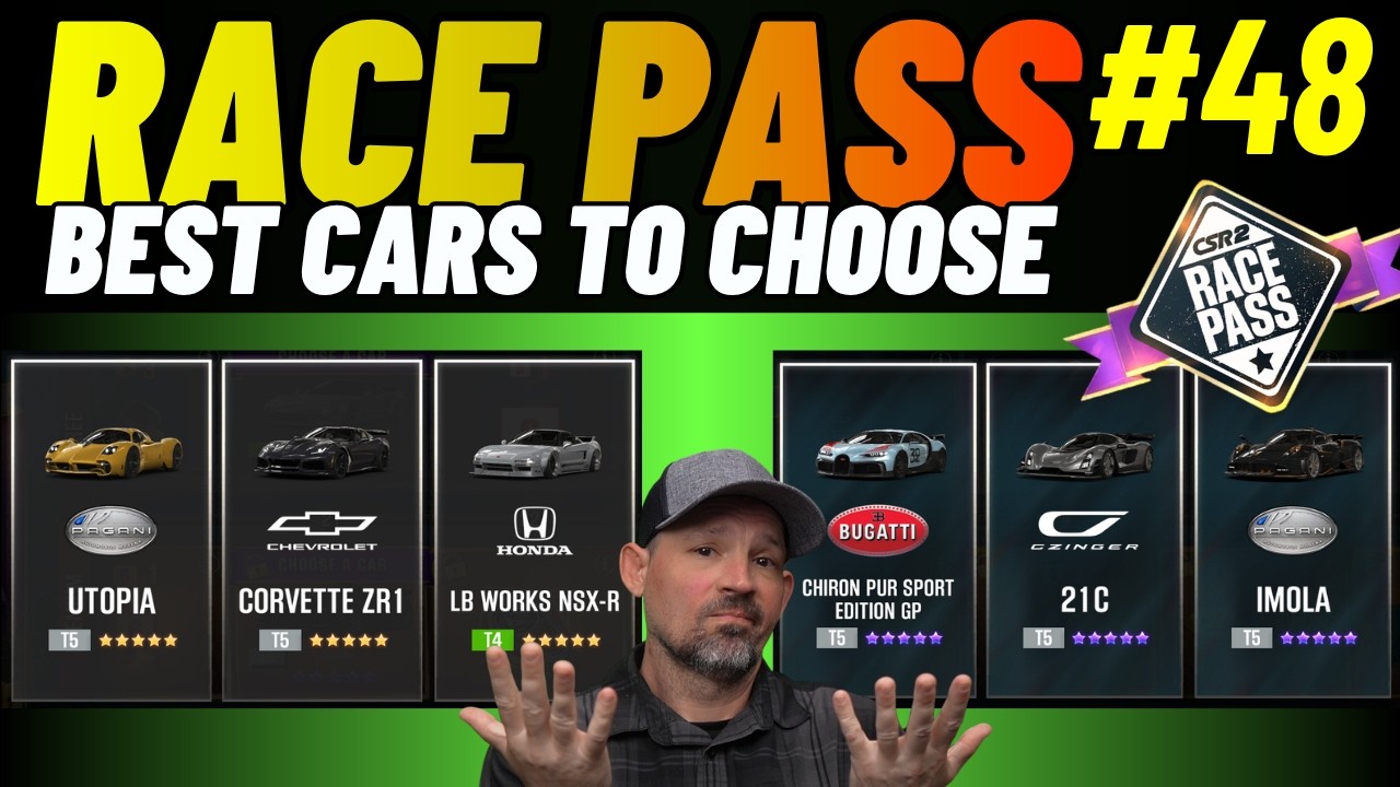Не выбирайте автомобиль в Race Pass, пока не увидите это - Race Pass 48 - CSR2 Racing Лучшие авто...