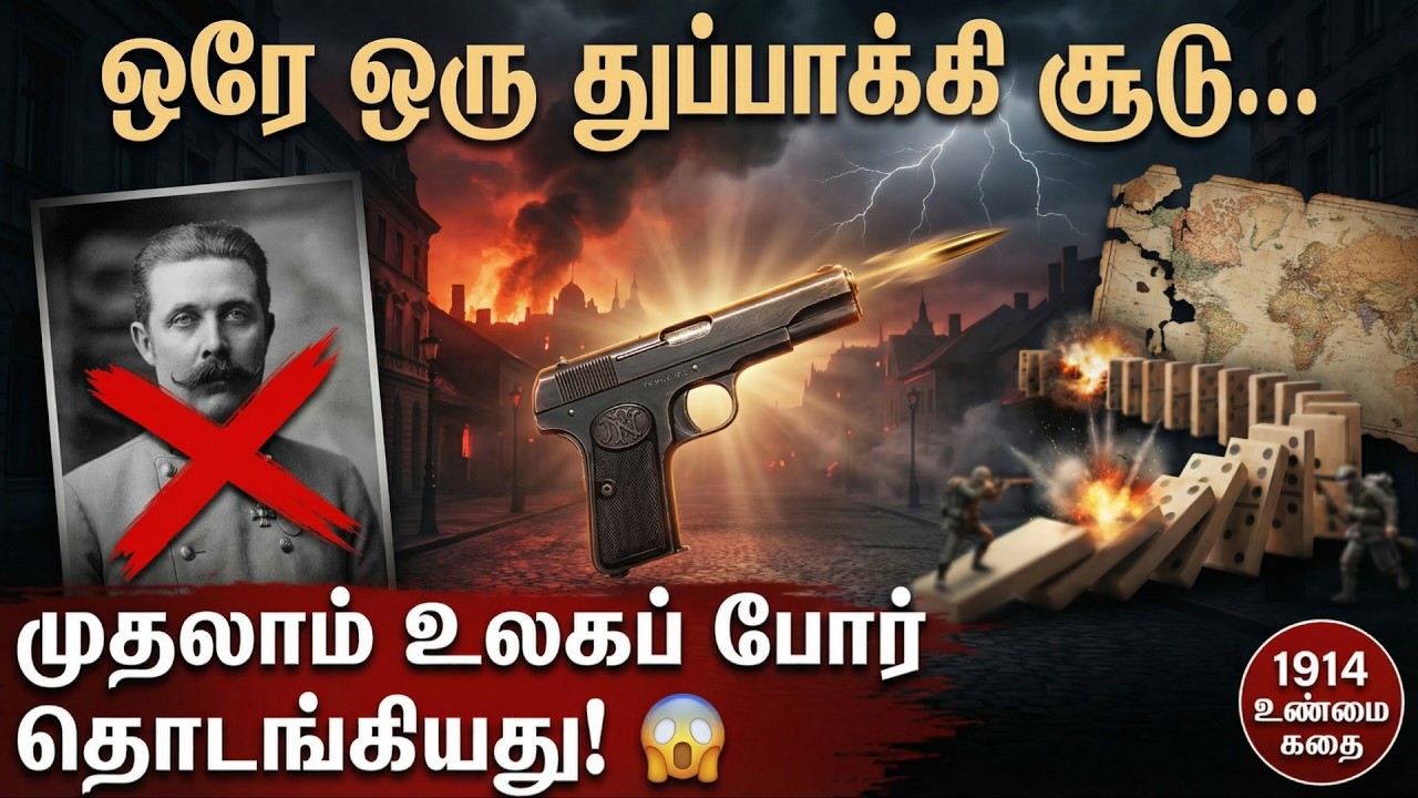 உலகையே மாற்றிய ஒரு துப்பாக்கிச் சூடு! 🔫 | முதலாம் உலகப் போர் ஏன் தொடங்கியது? | WWI History in Tamil