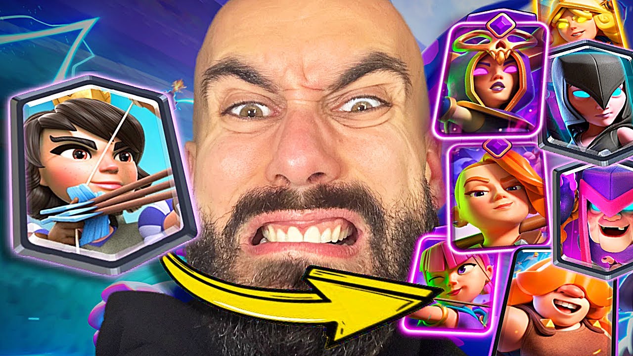Da 0 a 8 DONNE nel mio deck di CLASH ROYALE! 😭