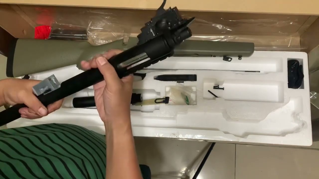Unboxing, Install & Short Review Snow Wolf VSR 10 (SW-10KT) Airsoft