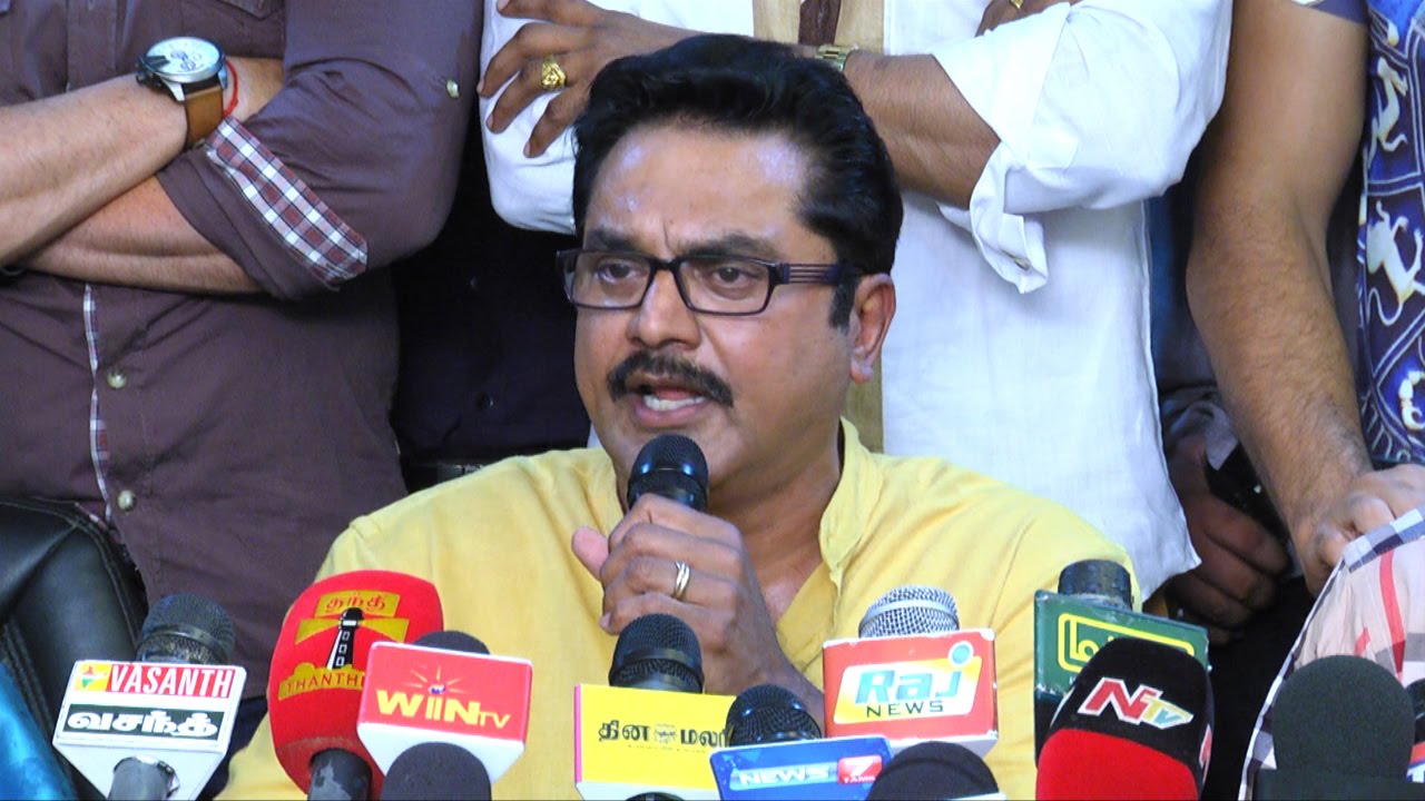I will reveal secrets: Sarathkumar Speaks Against Vishal Team at Nadigar Sangam Election 2015