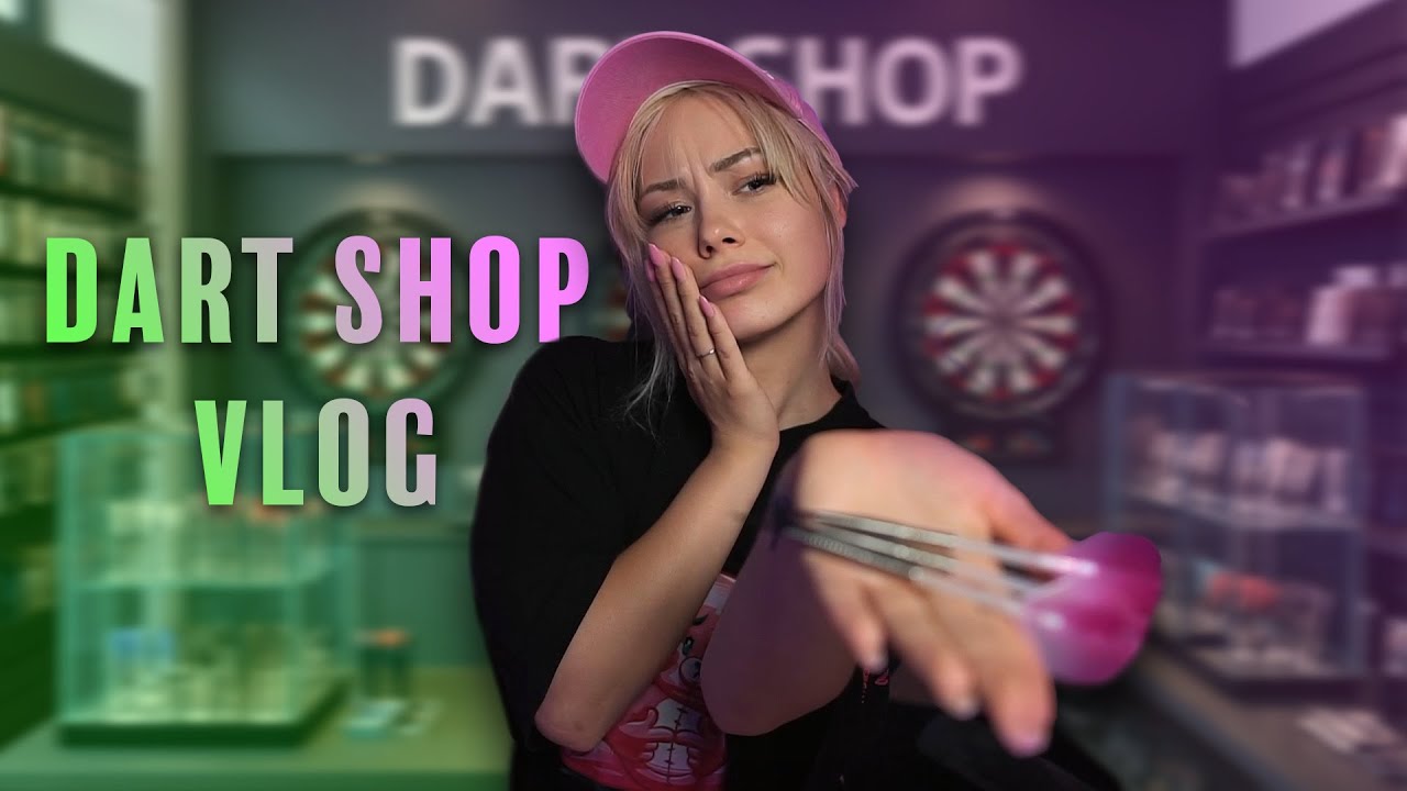 DARUM solltest du als ANF&Auml;NGER Darts im DARTSHOP kaufen! VLOG Dartshop + NEUE PFEILE 🎯✨