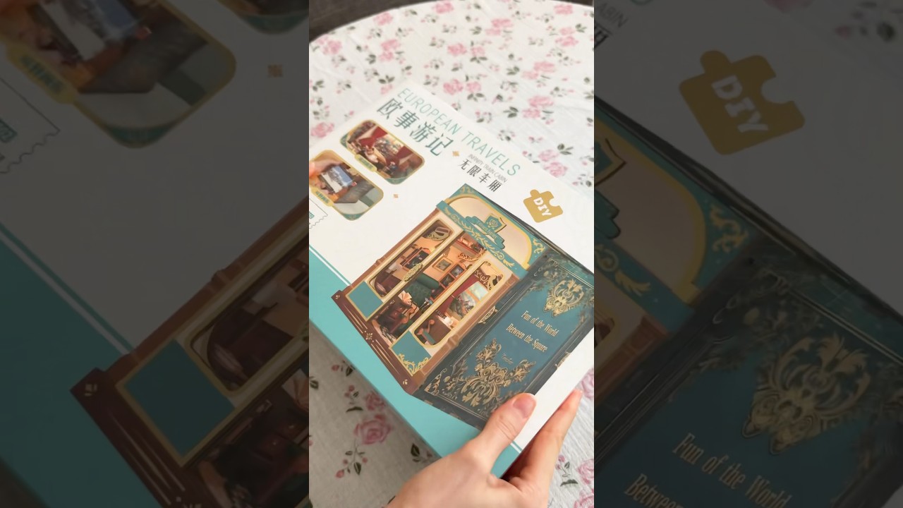 Build 3d puzzle with me 🚂My new obsession 🫠 #diy #handmade