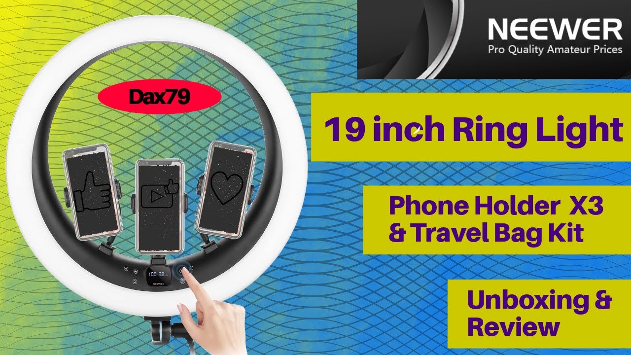 NEEWER 19 inch Ring Light | Dax79 Reviews