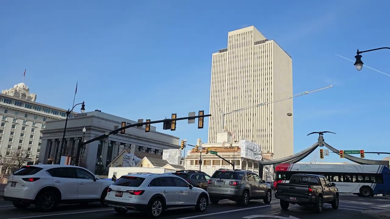 A Winter Day in Salt Lake City, Utah 