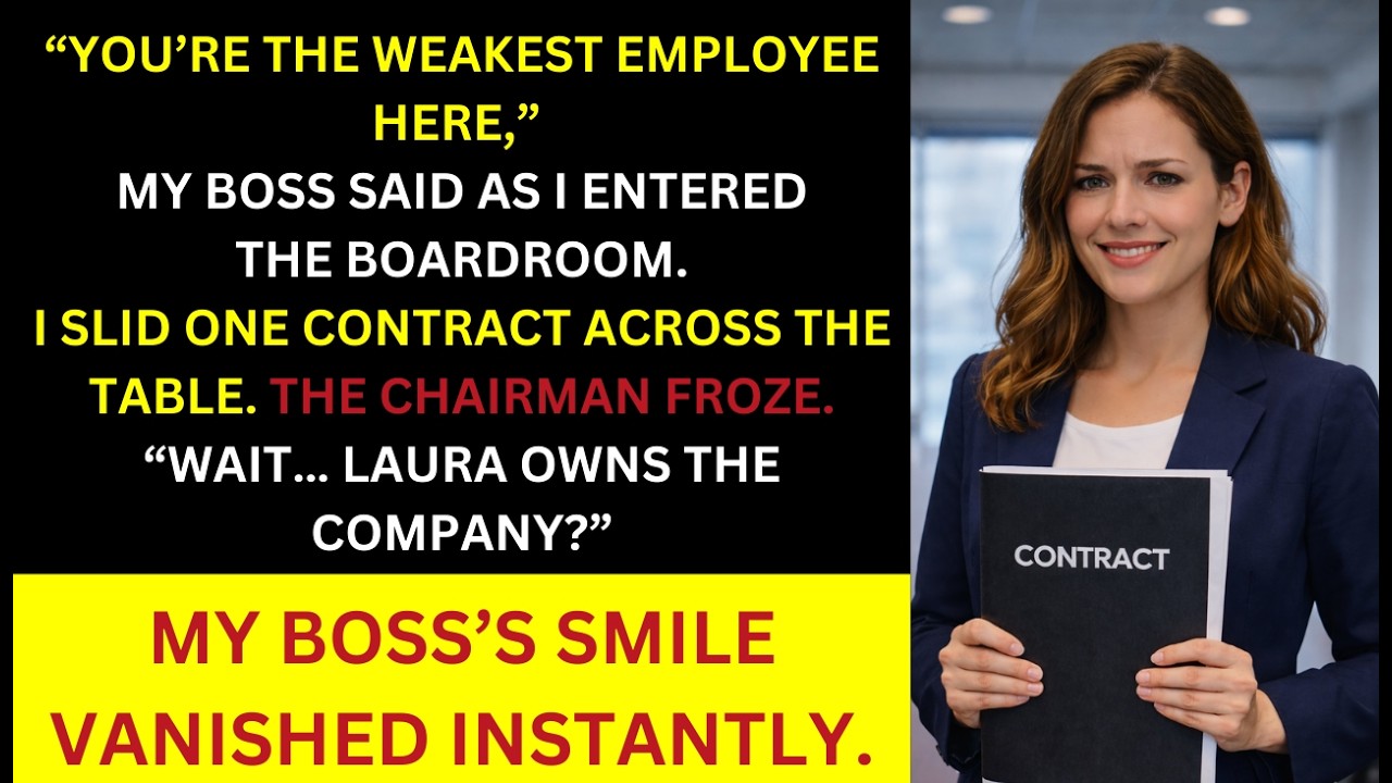 My Boss Called Me “The Weakest Employee” For Years — Until The Board Read The Ownership Contract