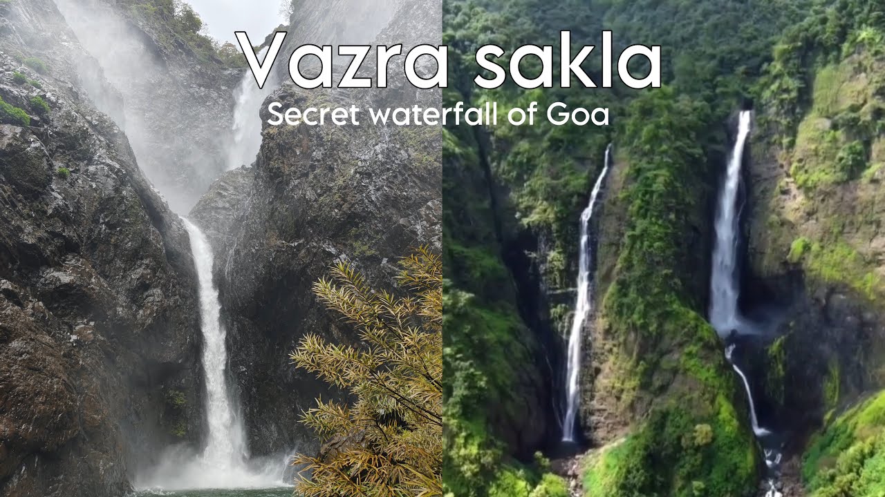 Vazra sakla waterfall secret waterfall of Goa | waterfall trek 2024 |