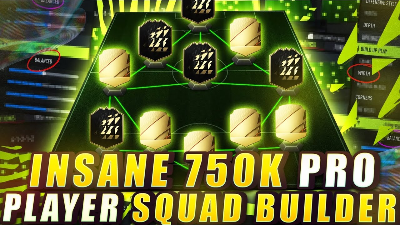 BEST FIFA 22 TEAM!! 750K COIN SQUAD BUILDER!! - FIFA 22 ULTIMATE TEAM