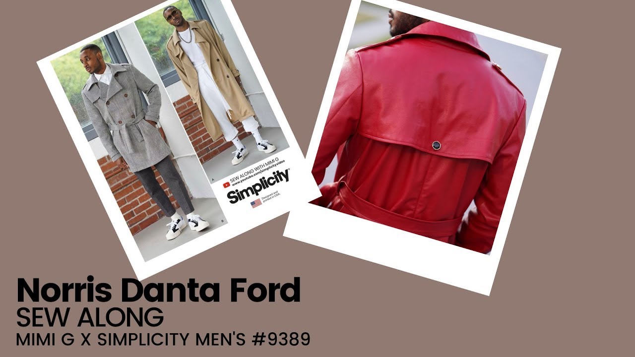 DIY TRENCH COAT SEW-ALONG: Mimi G x Simplicity Men's Pattern #S9389