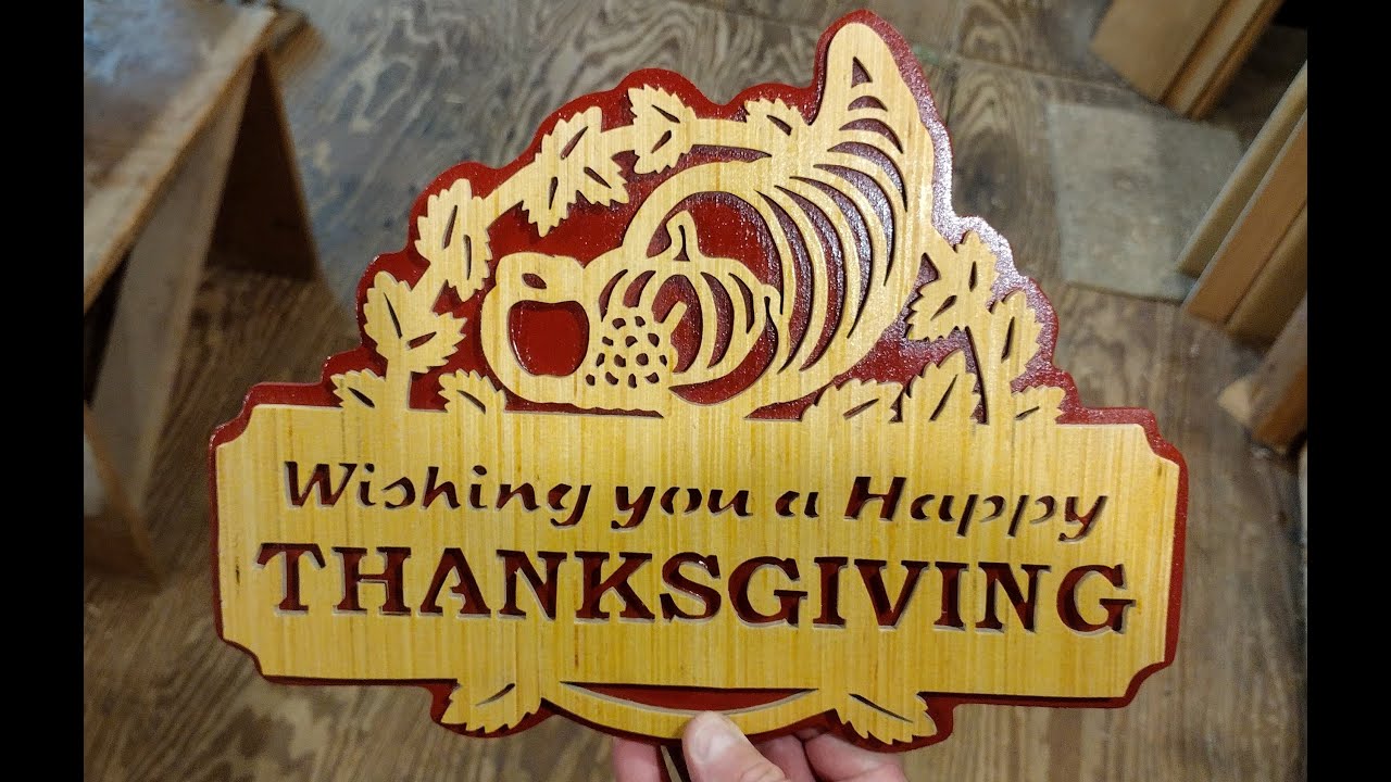Happy Thanksgiving, Scroll Saw Project