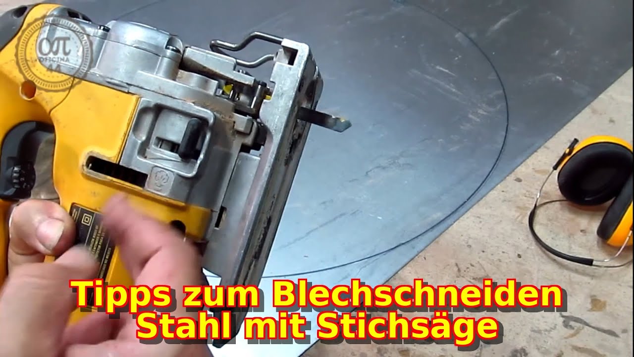 So schneiden Sie Stahlplatten mit einer Stichsäge – Tipps und Sicherheit