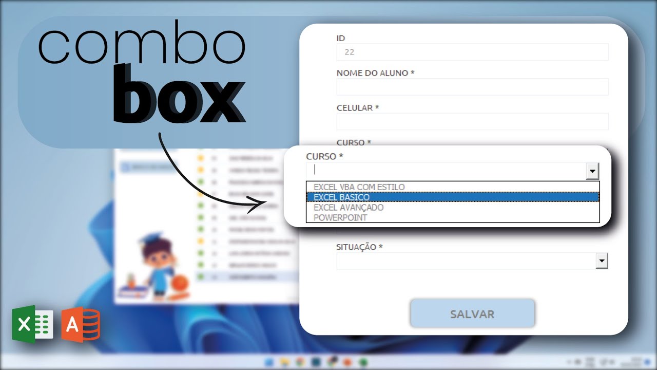 Como popular o controle ComboBox no formulário - Excel VBA