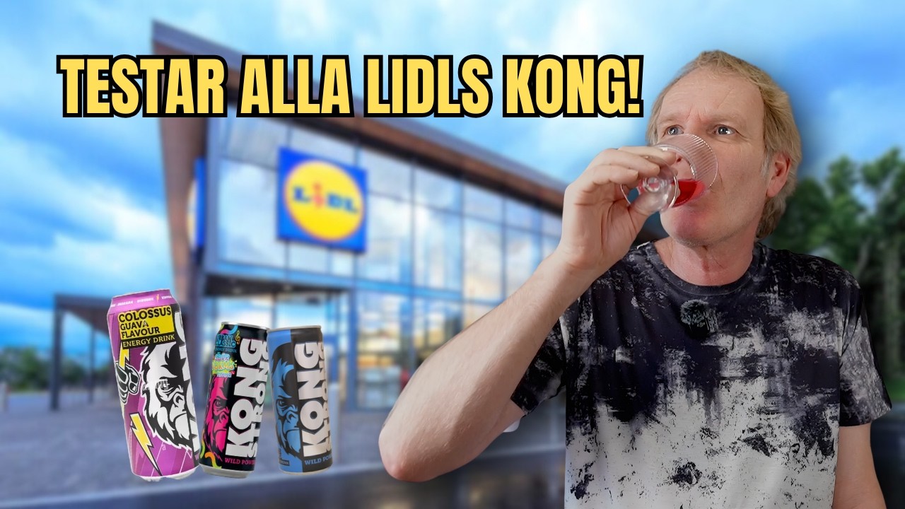 TESTAR ALLA KONG STRONG PÅ LIDL ⚡️ En var en total flopp!
