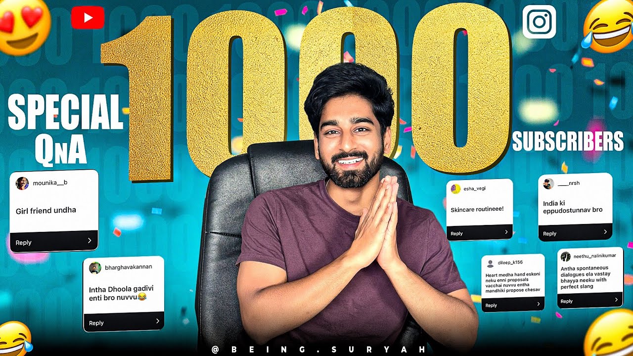 1000 Subscribers Special QnA🤣 || Ep-01 ll TELUGU || Germany || Godavari