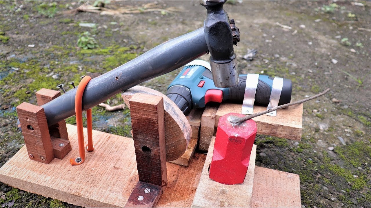 How to Make a Mini Drill Powered Hammer at Home. |DIY |