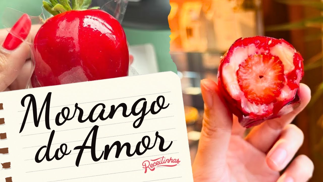 COMO FAZER MORANGO DO AMOR COM BRIGADEIRO E CALDA CROCANTE (DA FORMA CERTA!)