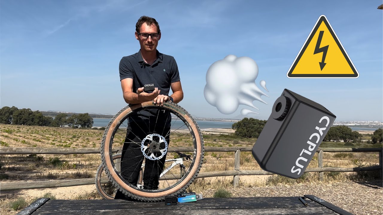 Hinchadora eléctrica y compacta CYCPLUS Cube, ¿se puede usar para tubeless?@CYCPLUS