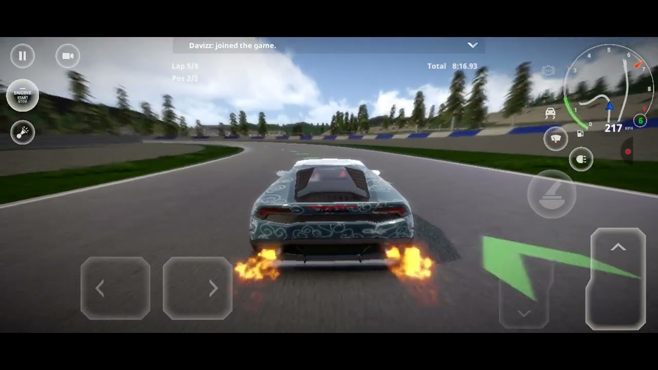 Playing with some friends (game: Racing Xperience) Available for and Android and IOS.