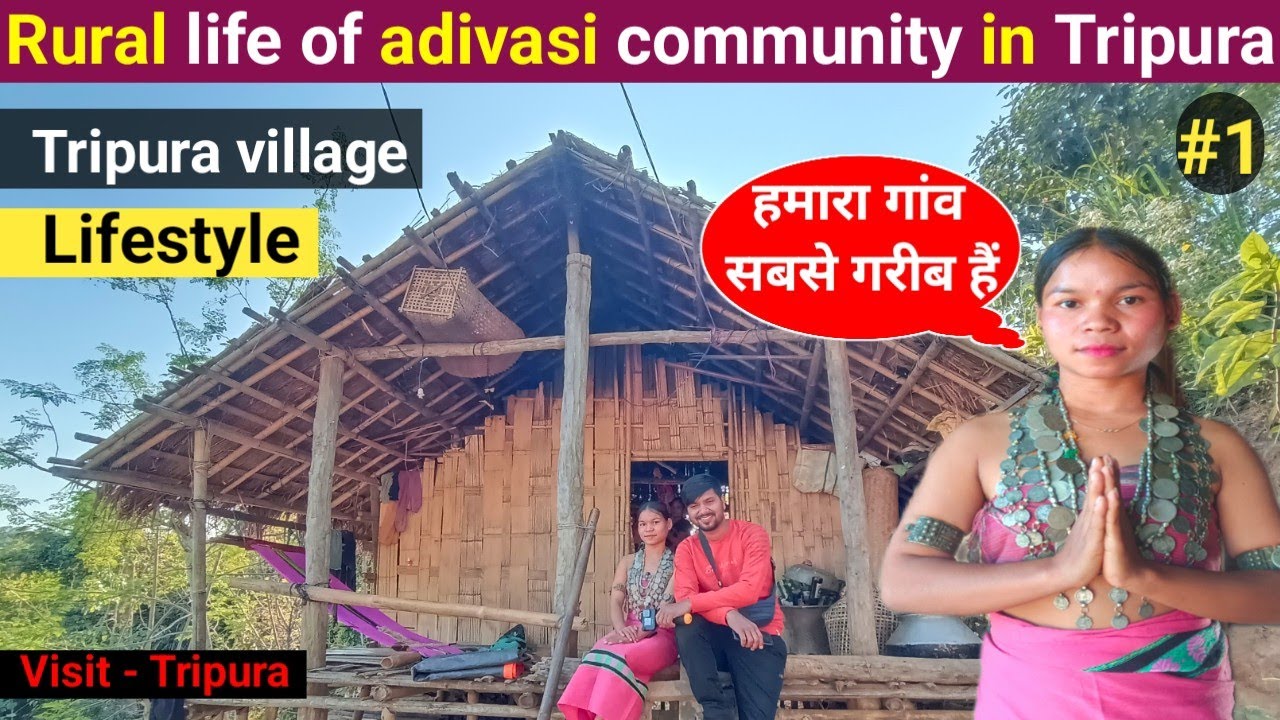 Tripura Village Lifestyle Vlog | Reang life of adivasi community in tripura | Tripura village tour