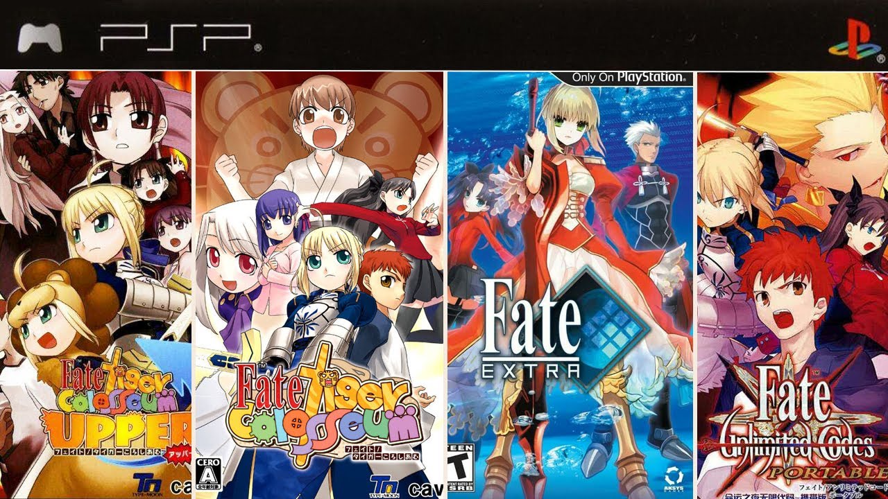 Fate/ Games for PSP