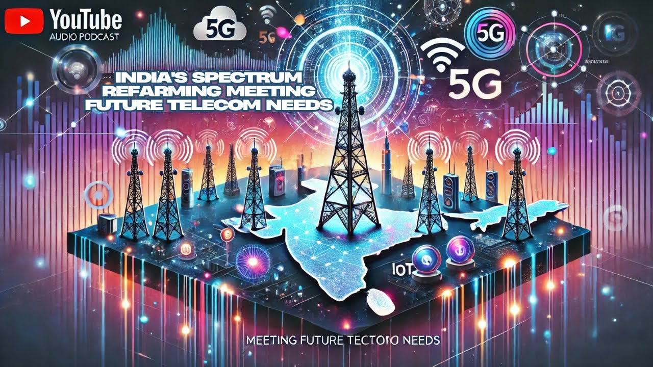India's Spectrum Refarming 📡 | Meeting Future Telecom Needs 🚀- UPSC Mains- 168