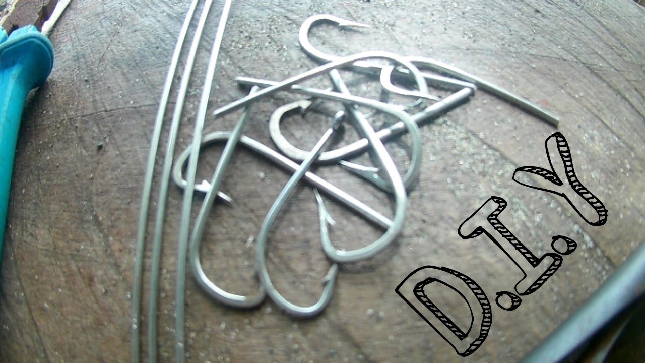 How to make Stainless Fishing Hooks from Welding Rod (Tutorial)