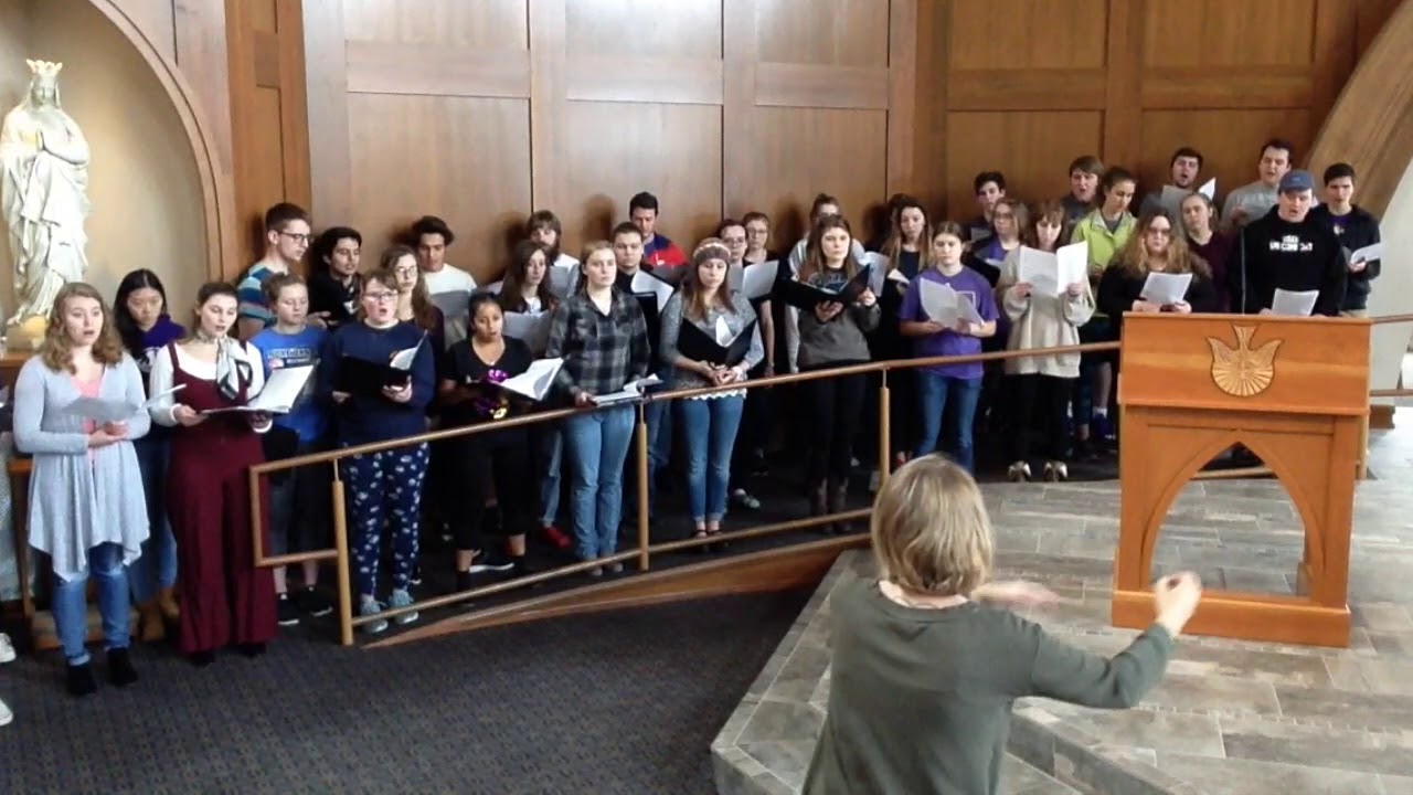 Ave Maria (by David Casey) - Carroll College Choir Dir. by Maren Haynes-Marchesini