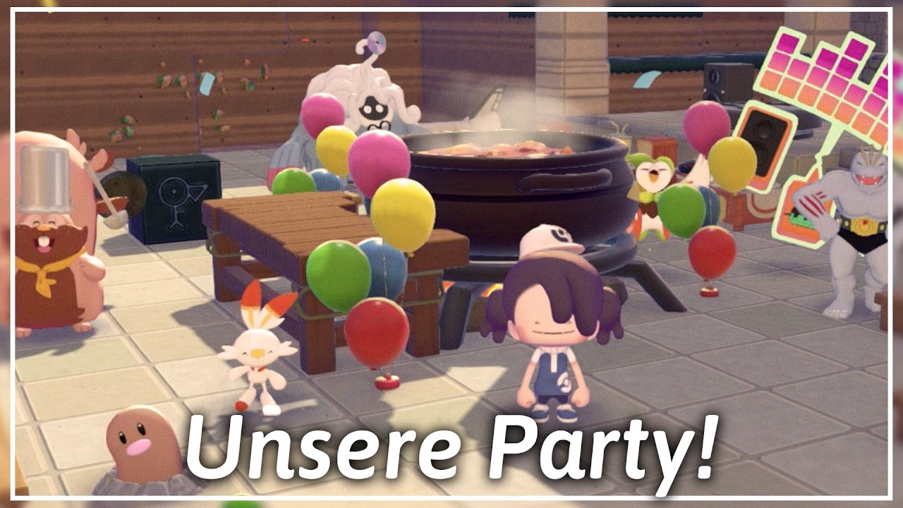 Wir feiern eine echte Party in Pokopia!