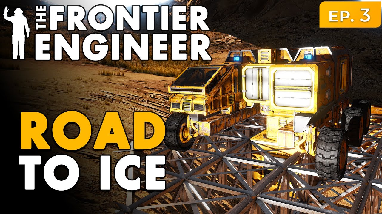 🔴 The Frontier Engineer &ndash; The Great Ice Trek Begins - Space Engineers  | Ep. 3