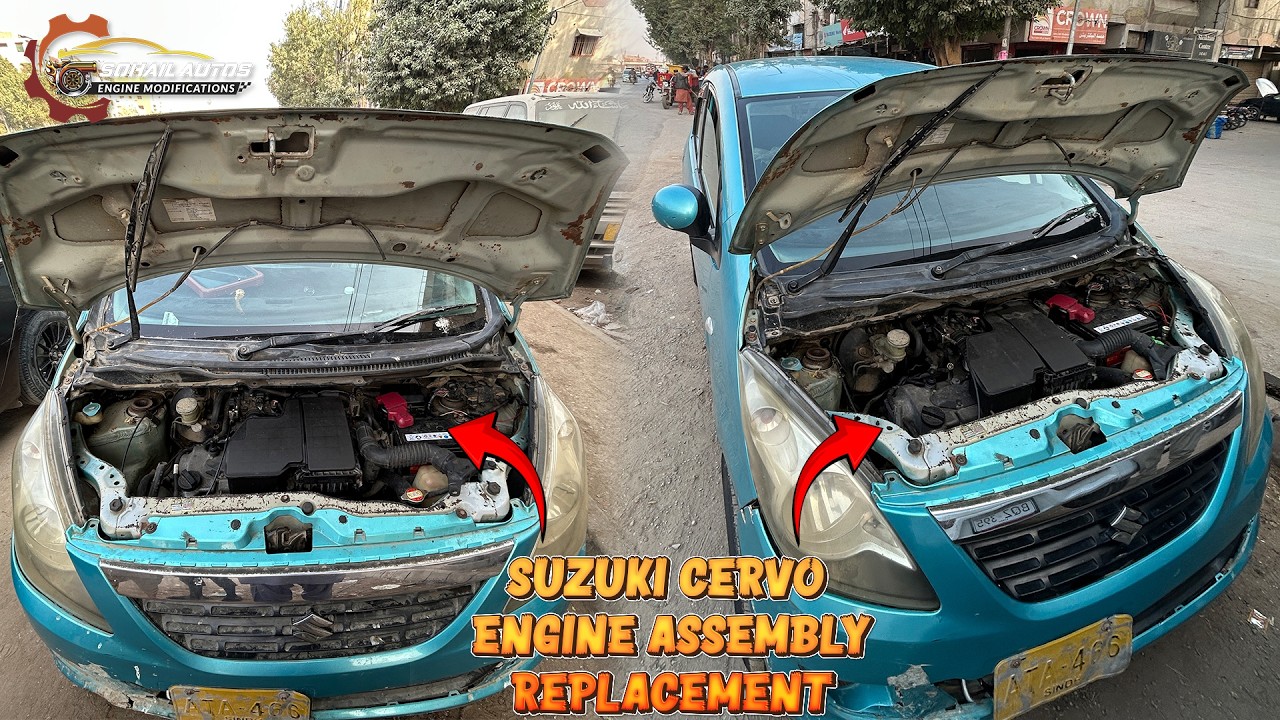Suzuki Cervo Complete Engine Assembly Replacement & O2 Sensor Fix | Smooth Performance